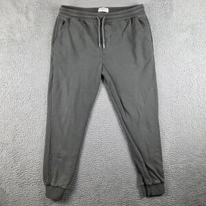 Mr P. Porter Sweatpants Mens Medium Gray 100% Cotton Drawstring Jogger